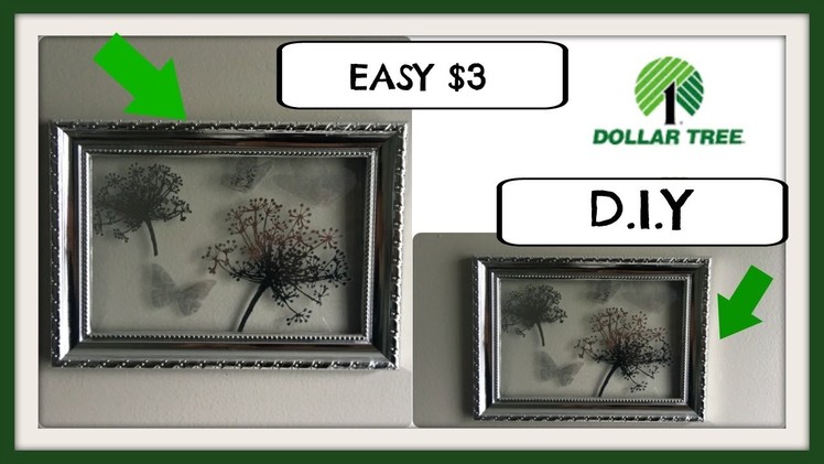 DOLLAR TREE D.I.Y. WALL DECOR. ONLY $3 !!!!