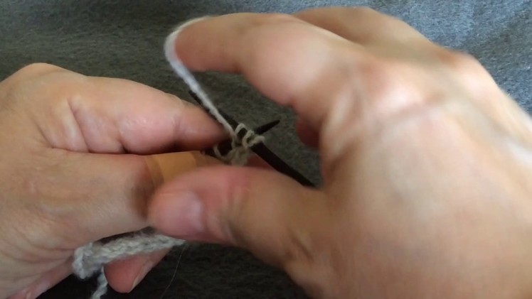 Double chain cast-off. bind-off