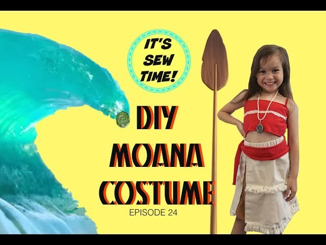 Easy Diy Moana Costume Easy Sewing Beginner Sewing