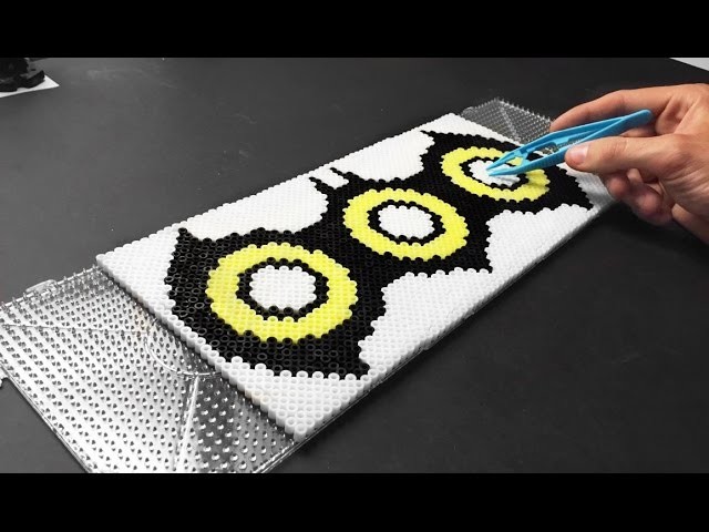 Fidget Spinner FAN ART Batman Design Perler Hama Beads