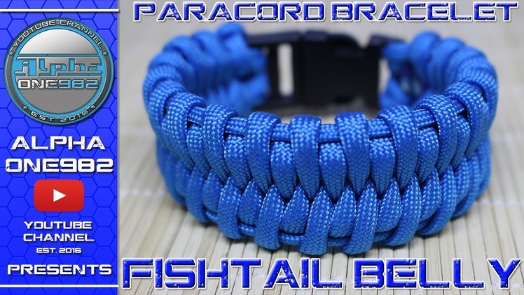 Fishtail Belly Paracord Buckle Bracelet How To Make - (M Agnello)