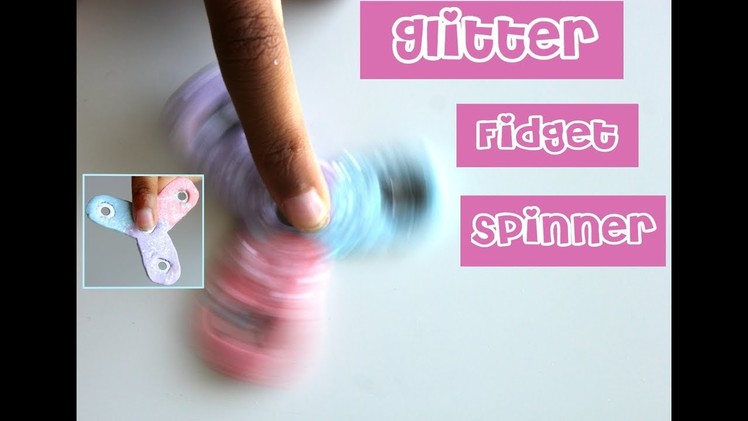 Glitter Fidget Spinner DIY | Polymer Clay How To | Glitter Girls Club
