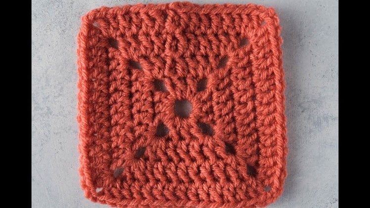 How to Crochet a Solid Granny Square | AllFreeCrochet