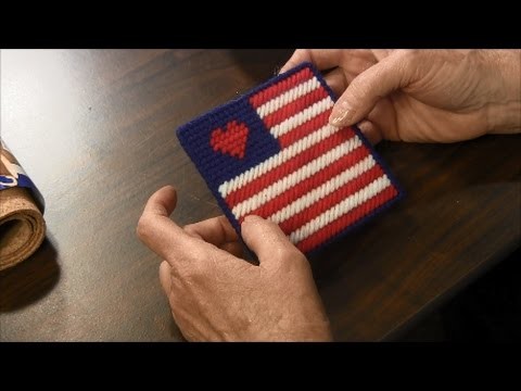 How to Finish A Plastic Canvas Coaster