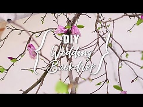 How to Make a DIY Wedding Backdrop - HGTV