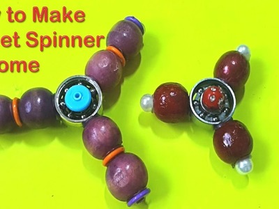 How to make a fidget spinner from used supplies! DIY Home Made fidget spinner with bearings