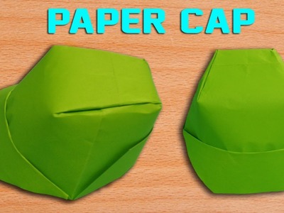 How To Make a Paper Cap - DIY Origami Hat Making Simple and Easy.