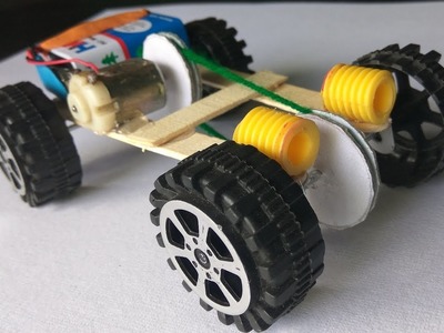 How To Make Electric Car Using DC Motor