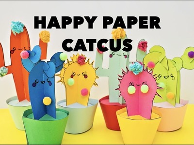 How to Make Paper Cactus Craft With Template