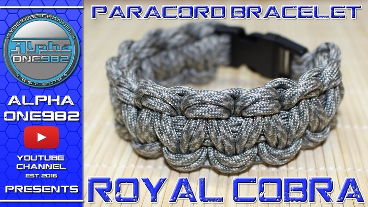 How to make Paracord Bracelet ROYAL COBRA
