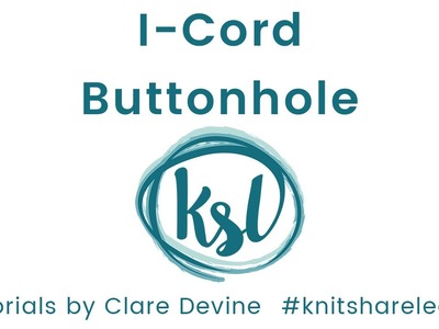 I-cord Buttonhole