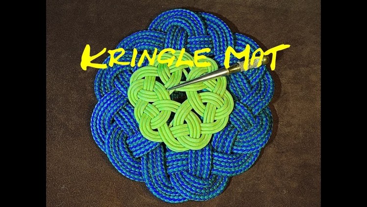 Kringle Mat - How to Make a Kringle Mat with Rope and Paracord