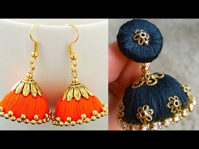 Latest Silk Thread Earrings Designs | Beautiful silk thread jhumkas collection