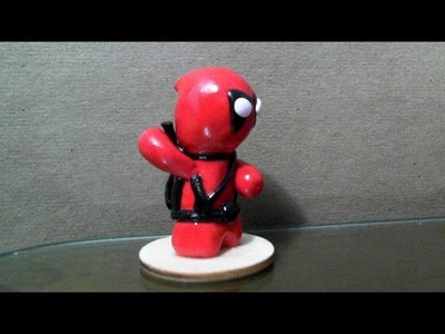 Let's make this Awesome Miniature Deadpool Polymerclay doll!