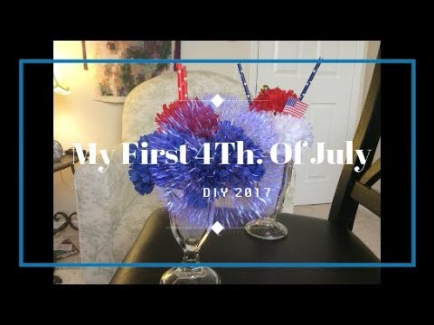 My First 4TH. Of July Dollar Tree  DIY For 2017 !