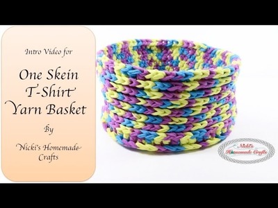 One Skein T-Shirt Yarn Basket