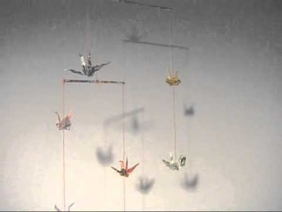 Origami Crane Hanging Mobile