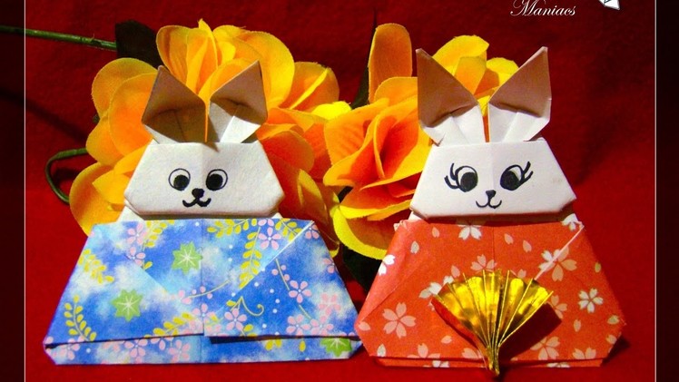 Origami Maniacs 248: Hina Matsuri Rabbits