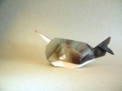 Origami Narwhal by Ryan Dong