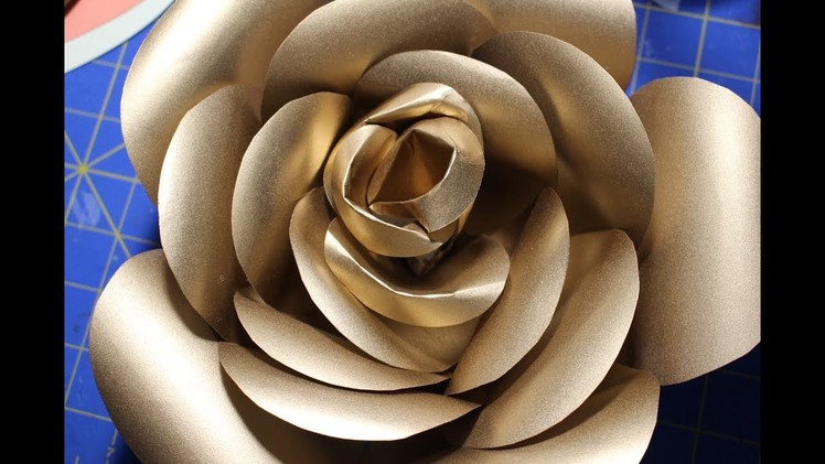 Round Pattern: Gold Paper Rose PART 1