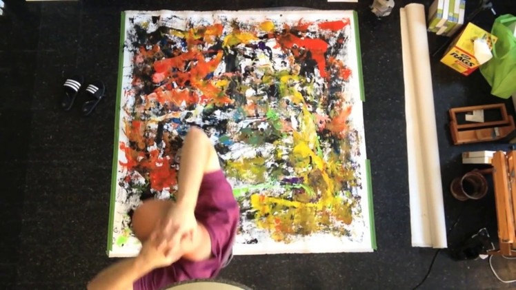 Shawn McNulty Artist Timelapse Art Process Painting Feet Abstract Modern Limbo