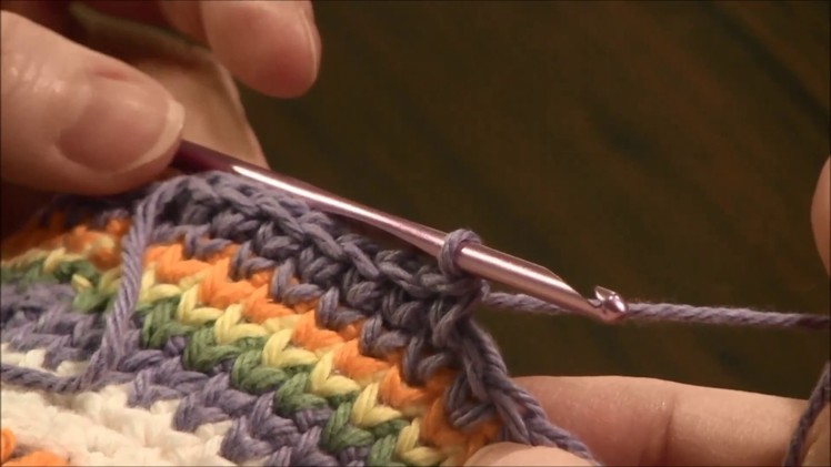 Split Single Crochet Stitch (How to Crochet)