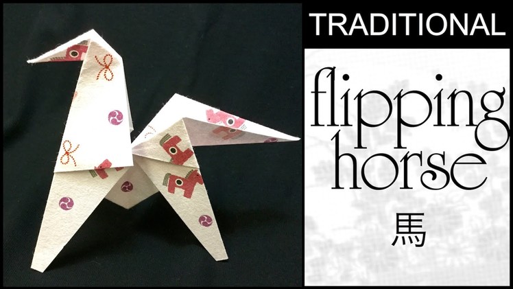 Traditional Origami Flipping Horse Tutorial
