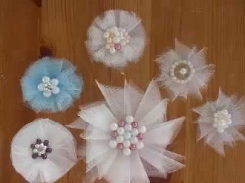 Tulle Flowers Tutorial (nice and easy) copy