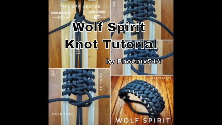 Wolf Spirit - Paracord Knot Tutorial