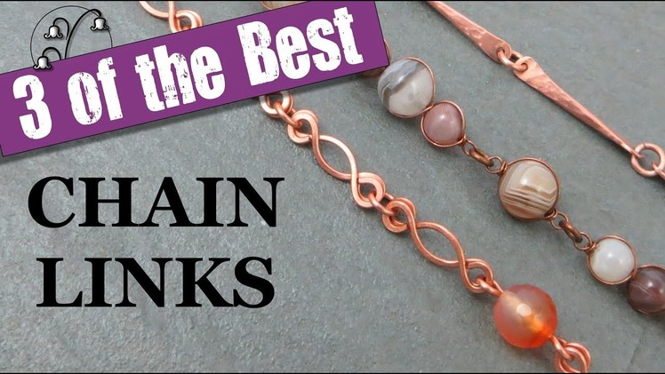 3 Chain Links for Jewellery Making
