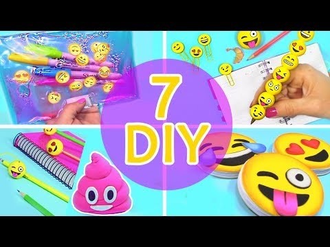 5 Minute Crafts To Do When You're BORED! 7 DIY Emoji Projects! Amazing DIYs & Craft Hacks!