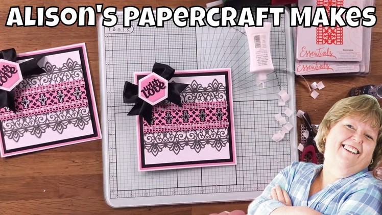 Alison's Papercraft Makes: Lace and Mini Moments Sentiments
