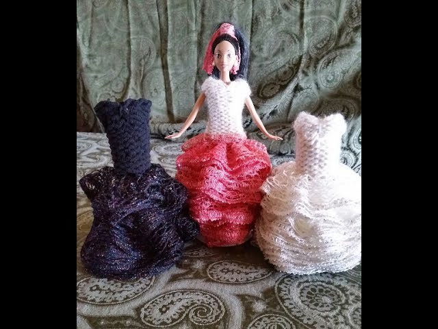CinDwood Looms 11.5" Doll Ruffle Dress Tutorial