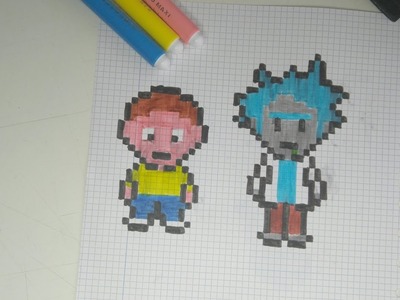 Como dibujar a Morty | Rick y Morty | Pixel Art