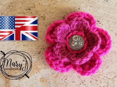 Crochet 3D Flower | MARYJ HANDMADE