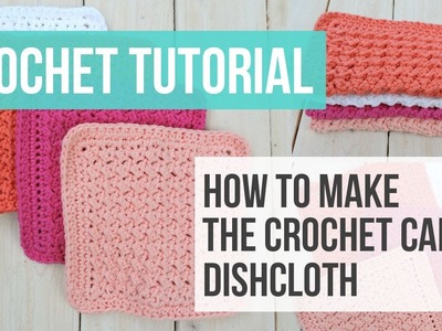 Crochet Cabin Dishcloth Tutorial, Crochet Dishcloth Pattern, Crochet Washcloth Pattern
