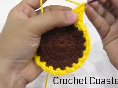 Crochet coaster for beginners