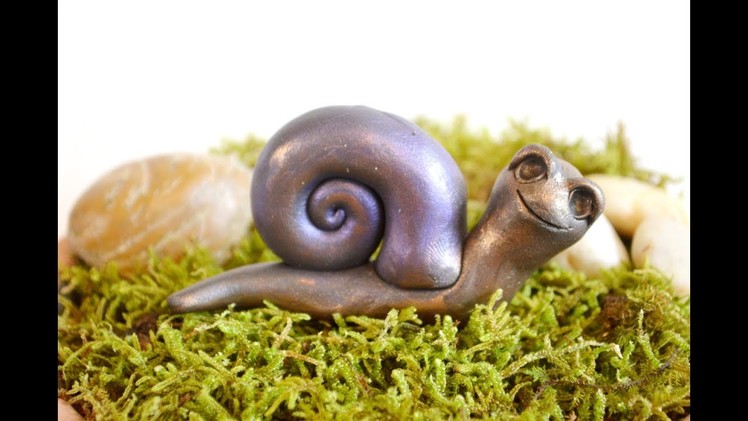 DIY Fairy Garden Snail Tutorial