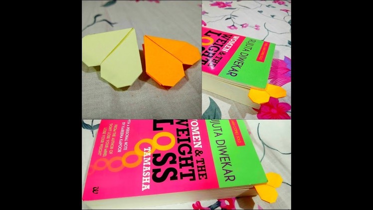 DIY : How to make a bookmark from sticky notes