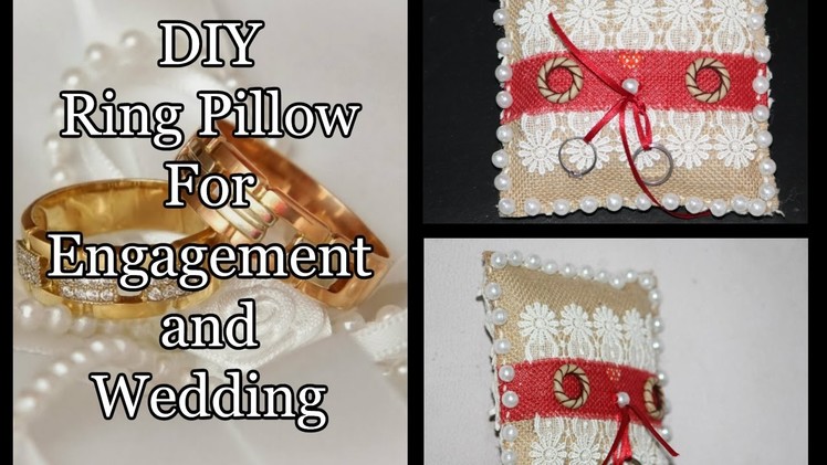 DIY | How To Make | Ring Pillow For Wedding. Engagement | By Neet's Creations