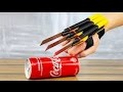 DIY Logan X Men Wolverine Automatic Claws with Real Blades
