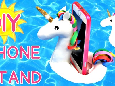 DIY Phone Stand. CUTE Unicorn float Stand | Easy DIY Crafts