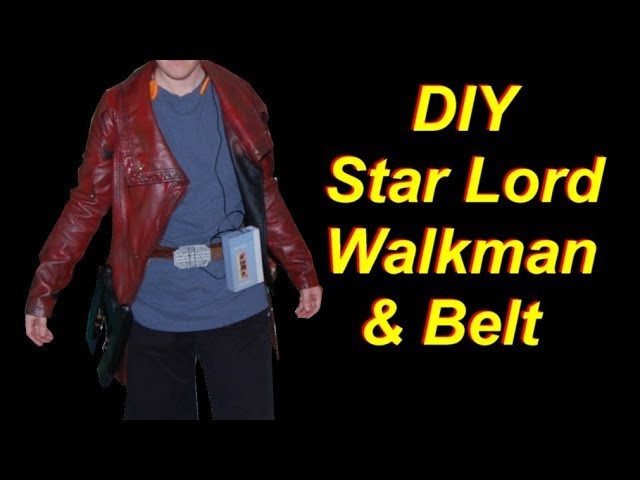 DIY Star Lord Costume: Holster Belt and Walkman