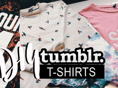 DIY Summer T-Shirts (Tumblr Inspired)