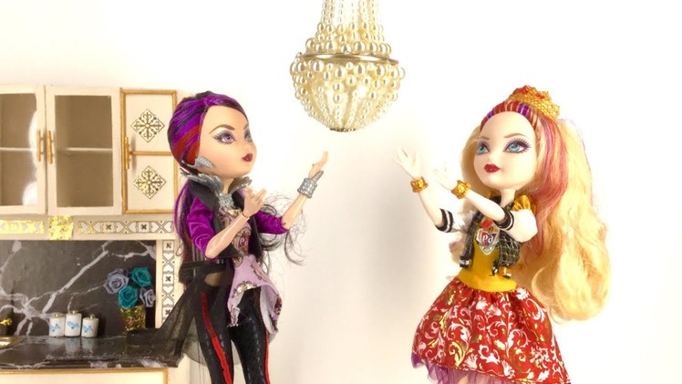 DIY Working Doll Chandelier || Dollhouse Miniature Crafts