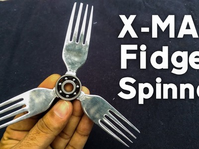 DIY X Man Fidget Spinner How To Make X Man Fidget Spinner with Forks