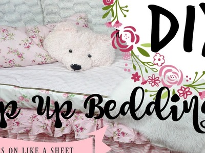 DIY Zip up bedding! ( goes on like a sheet)