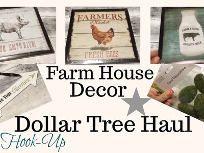 DOLLAR TREE FARM HOUSE DECOR HAUL