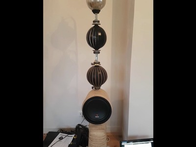 Extreme DIY Speaker build, Omni-directional handmade by SparrowlegsSpeakerDesign