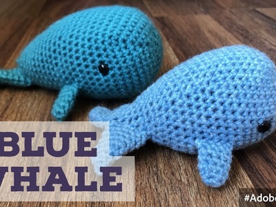 How to Crochet a Blue Whale Amigurumi - Easy Step by Step Tutorial